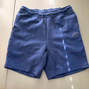 Nike Tech Fleece Shorts Color: Navy Blue/ Size: Small